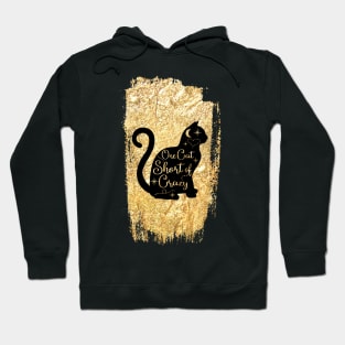 One cat short of crazy shirt Hoodie